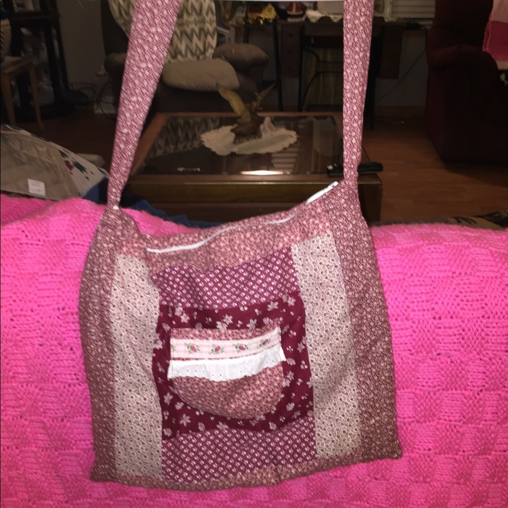 Handmade apron hippie bag